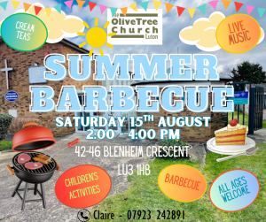 Summer Social: Garden Party BBQ at The Olive Tree Church